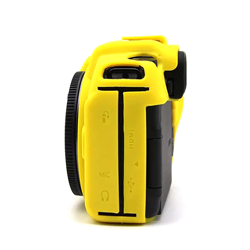 Uniqkart for Canon EOS RP Silicone Skin Case Anti-scratch Digital Camera Protective Cover - Yellow