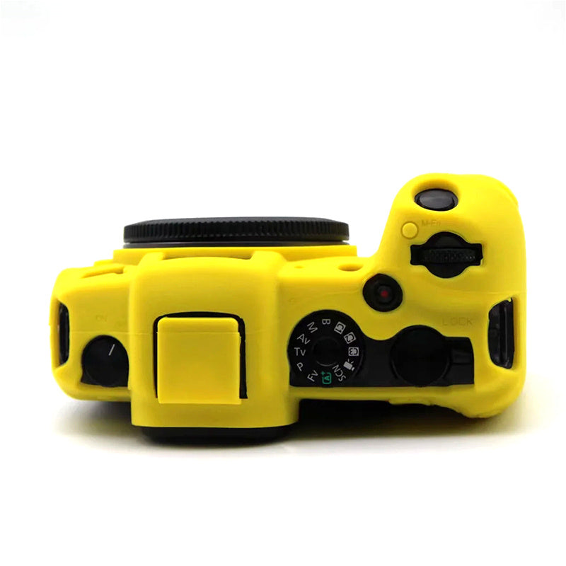 Uniqkart for Canon EOS RP Silicone Skin Case Anti-scratch Digital Camera Protective Cover - Yellow