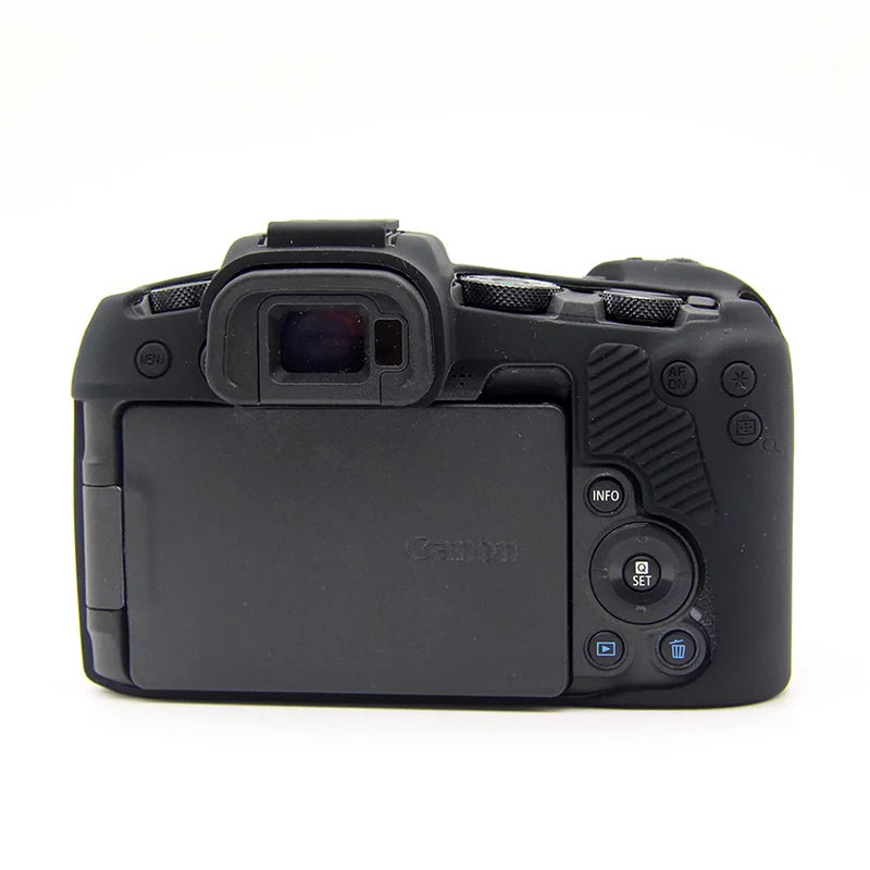 Uniqkart for Canon EOS RP Silicone Skin Case Anti-scratch Digital Camera Protective Cover - Black