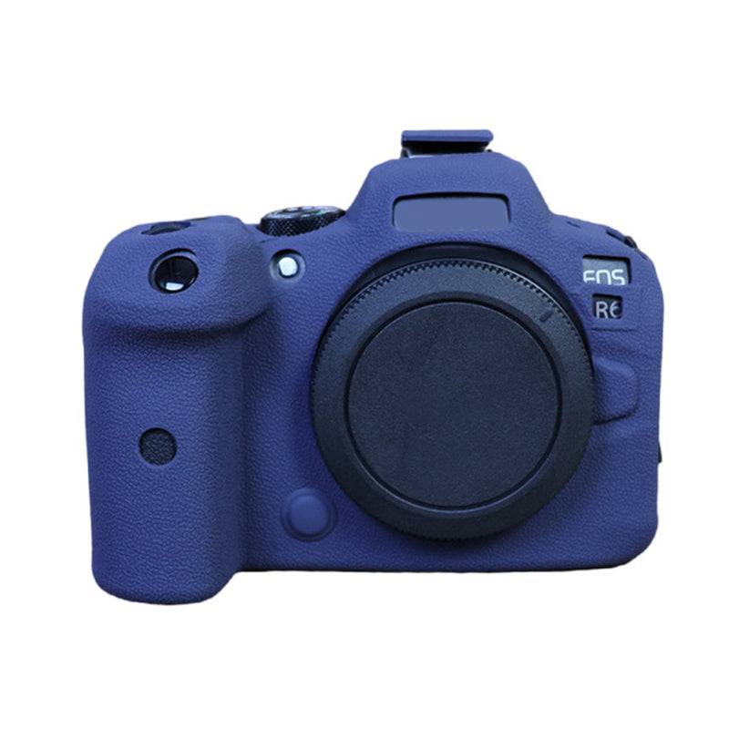 Uniqkart for Canon EOS R6 Mark II Silicone Case Anti-scratch Digital Camera Protective Cover - Sapphire