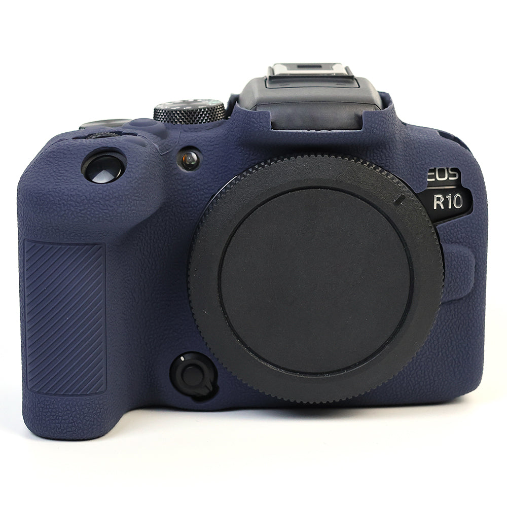 Uniqkart for Canon EOS R10 Silicone Case Digital Camera Anti-drop Protective Cover - Sapphire