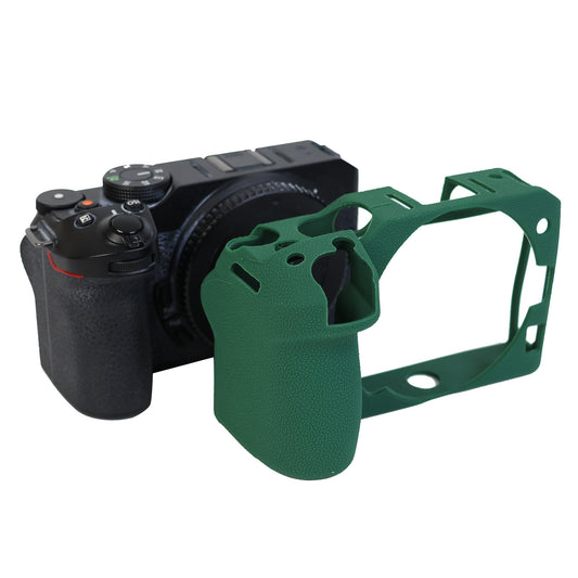 Anti-drop Sleeve for Nikon Z 30 Camera Non-slip Silicone Cover Dust-proof Protective Case - Blackish Green