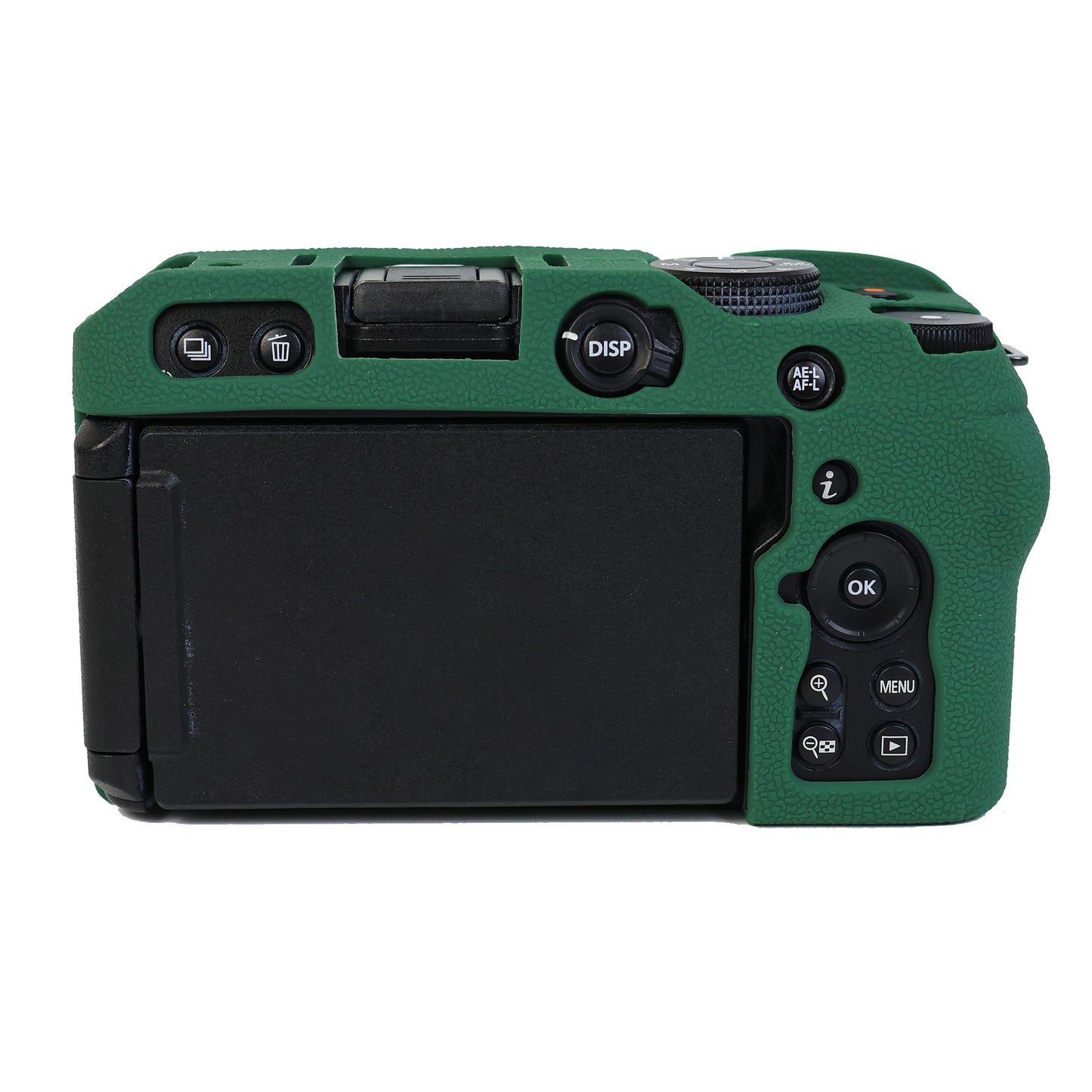 Anti-drop Sleeve for Nikon Z 30 Camera Non-slip Silicone Cover Dust-proof Protective Case - Blackish Green