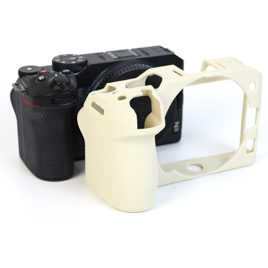 Anti-drop Sleeve for Nikon Z 30 Camera Non-slip Silicone Cover Dust-proof Protective Case - Beige