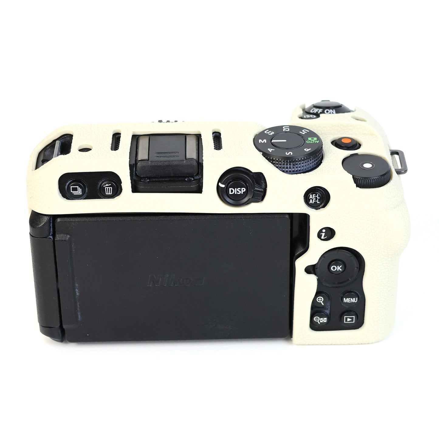 Anti-drop Sleeve for Nikon Z 30 Camera Non-slip Silicone Cover Dust-proof Protective Case - Beige