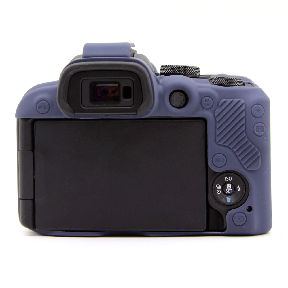 Flexible Silicone Case for Canon EOS R10 Camera Protector Anti-Scratch Anti-Drop Cover - Blue