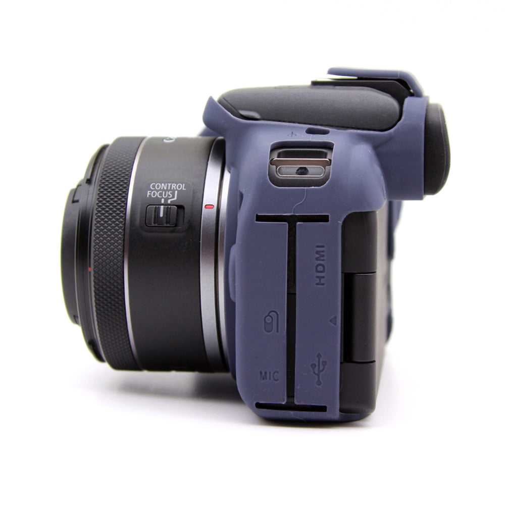 Flexible Silicone Case for Canon EOS R10 Camera Protector Anti-Scratch Anti-Drop Cover - Blue