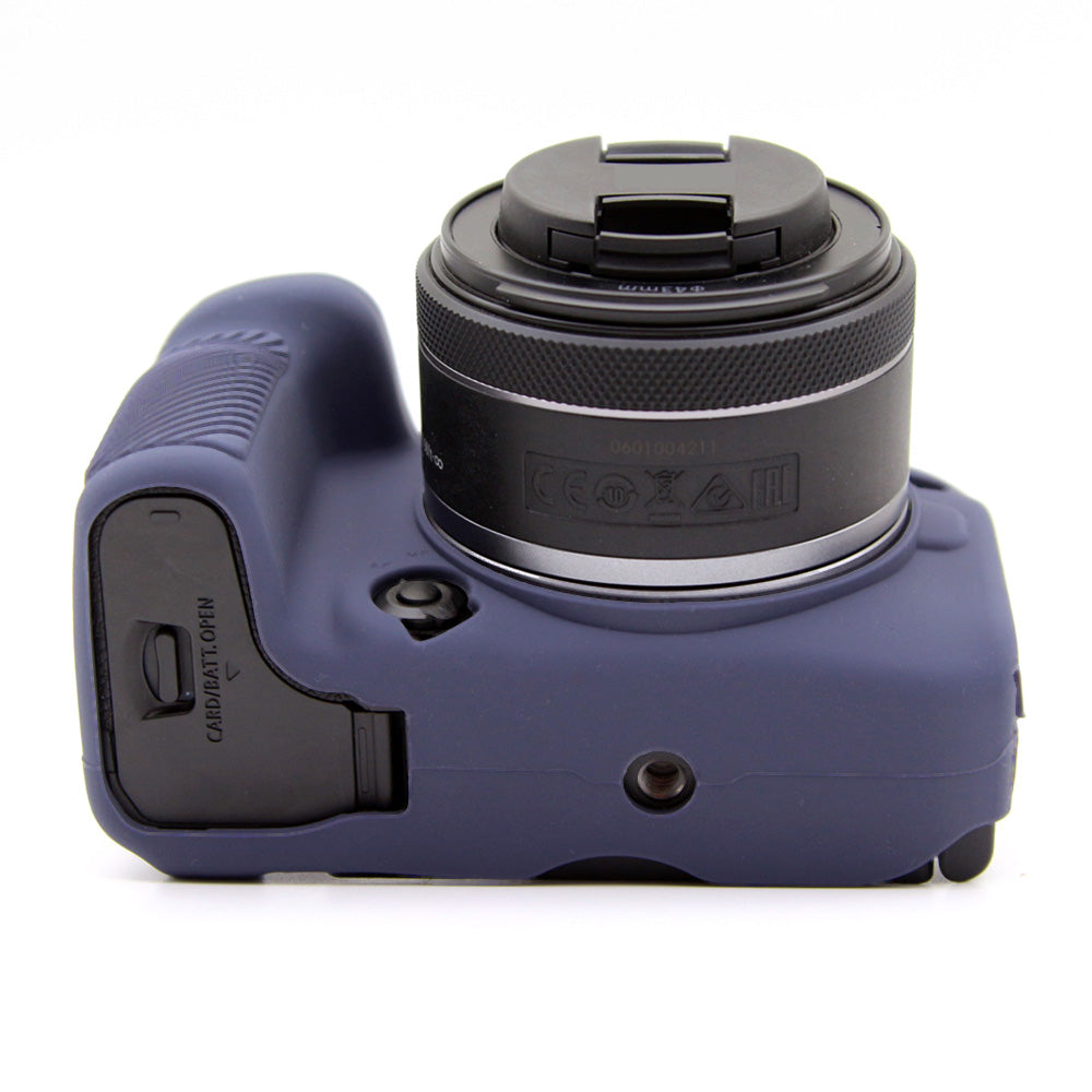 Flexible Silicone Case for Canon EOS R10 Camera Protector Anti-Scratch Anti-Drop Cover - Blue