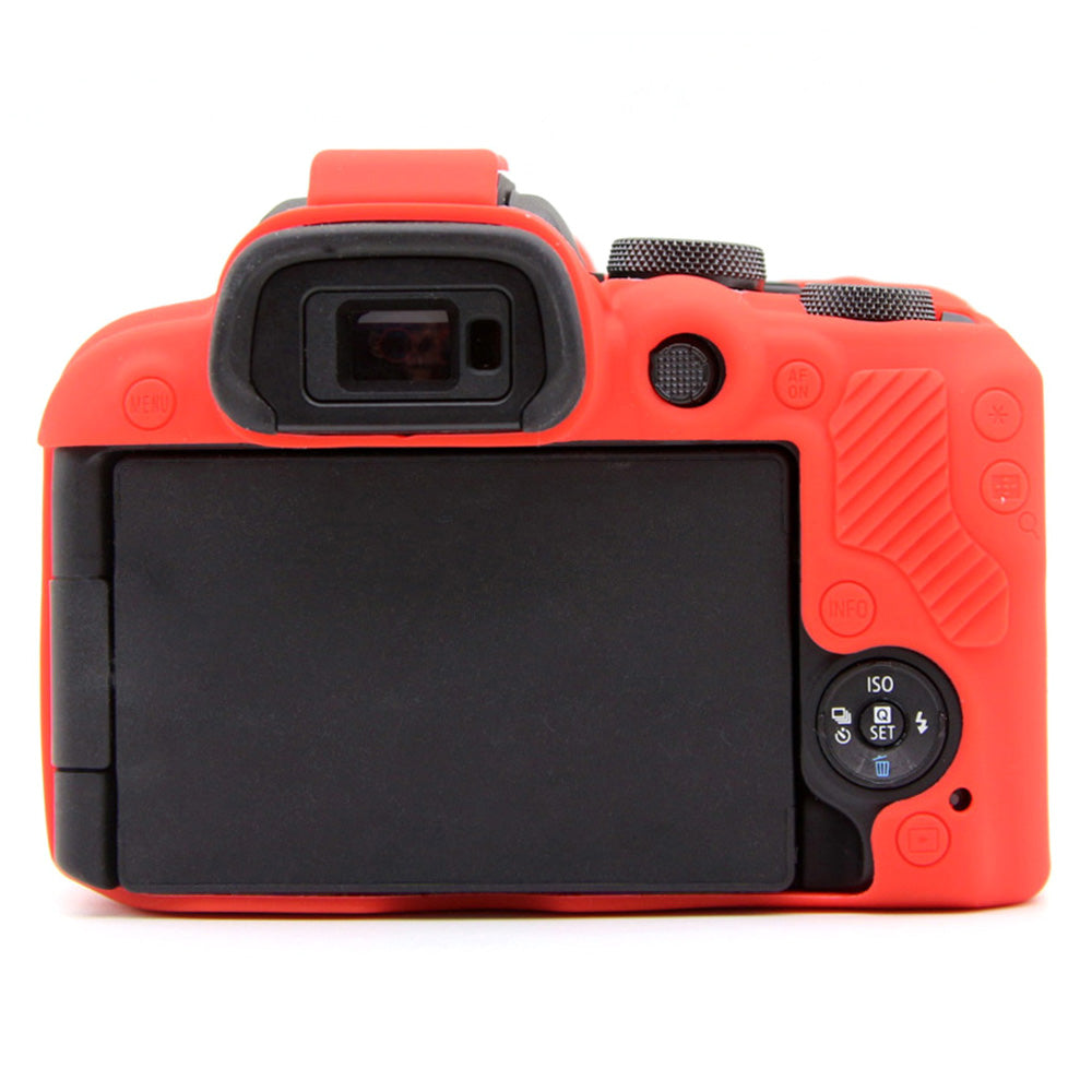 Flexible Silicone Case for Canon EOS R10 Camera Protector Anti-Scratch Anti-Drop Cover - Red