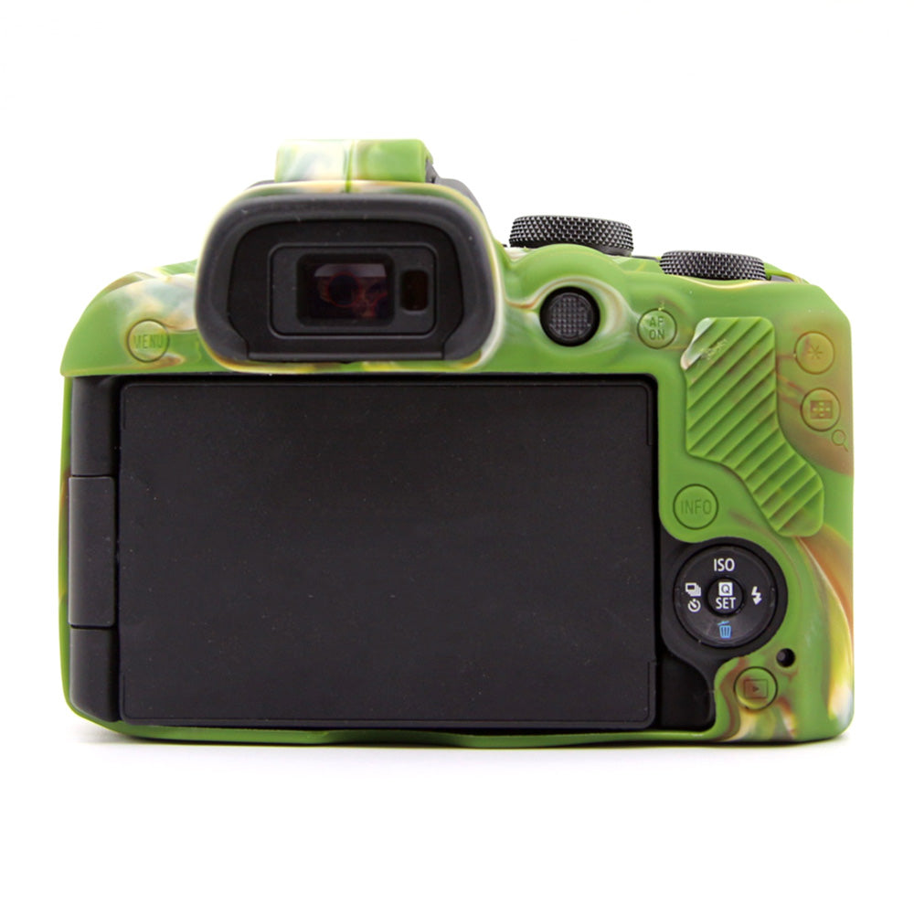 Flexible Silicone Case for Canon EOS R10 Camera Protector Anti-Scratch Anti-Drop Cover - Camouflage