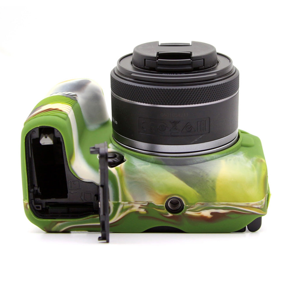 Flexible Silicone Case for Canon EOS R10 Camera Protector Anti-Scratch Anti-Drop Cover - Camouflage