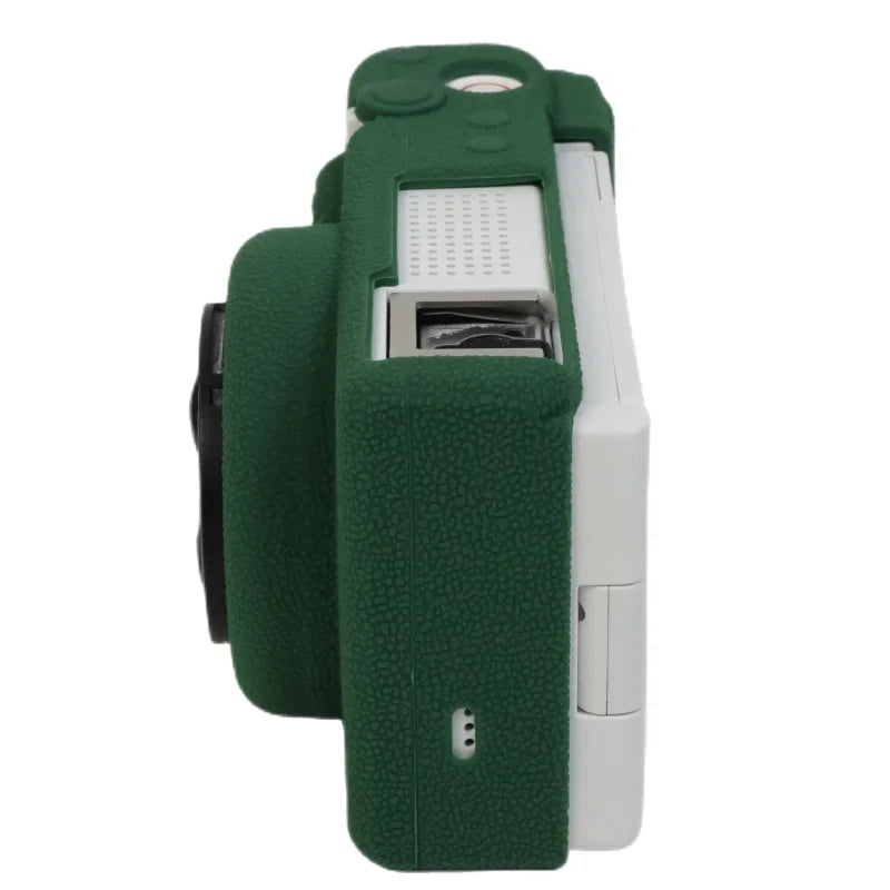 Uniqkart for Sony ZV-1F Camera Soft Silicone Case Protector Body Sleeve Drop Protection Cover - Blackish Green