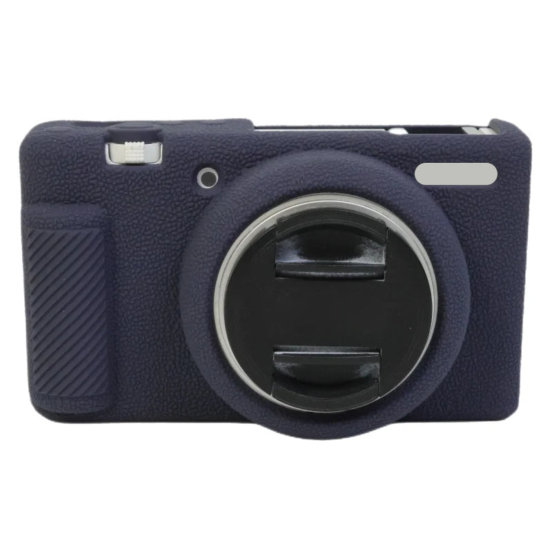 Uniqkart for Sony ZV-1F Camera Soft Silicone Case Protector Body Sleeve Drop Protection Cover - Sapphire