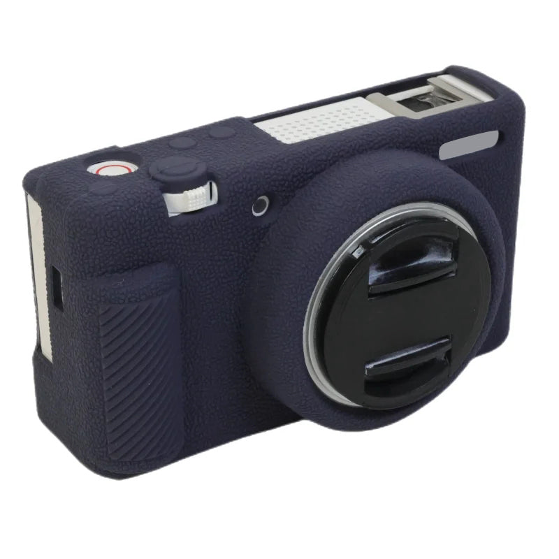 Uniqkart for Sony ZV-1F Camera Soft Silicone Case Protector Body Sleeve Drop Protection Cover - Sapphire