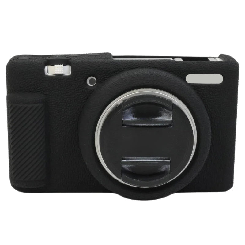 Uniqkart for Sony ZV-1F Camera Soft Silicone Case Protector Body Sleeve Drop Protection Cover - Black