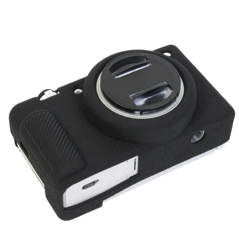 Uniqkart for Sony ZV-1F Camera Soft Silicone Case Protector Body Sleeve Drop Protection Cover - Black