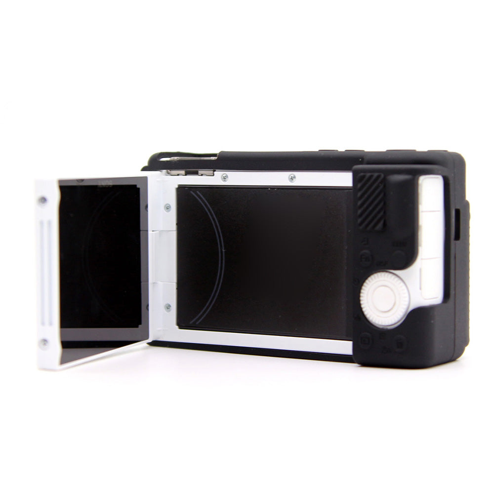 Uniqkart for Sony ZV-1F / ZV-1 / ZV-1 II Soft Silicone Case Camera Protector Anti-Scratch Sleeve Drop Protection Cover - Black