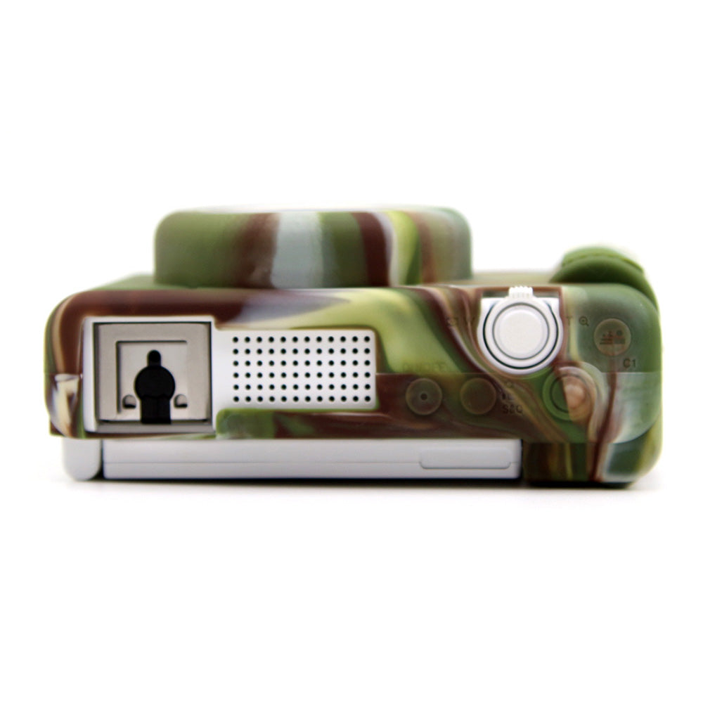 Uniqkart for Sony ZV-1F / ZV-1 / ZV-1 II Soft Silicone Case Camera Protector Anti-Scratch Sleeve Drop Protection Cover - Camouflage