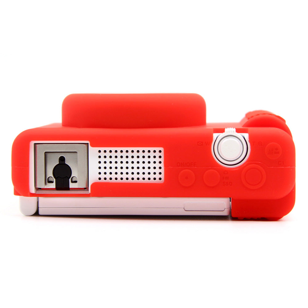 Uniqkart for Sony ZV-1F / ZV-1 / ZV-1 II Soft Silicone Case Camera Protector Anti-Scratch Sleeve Drop Protection Cover - Red