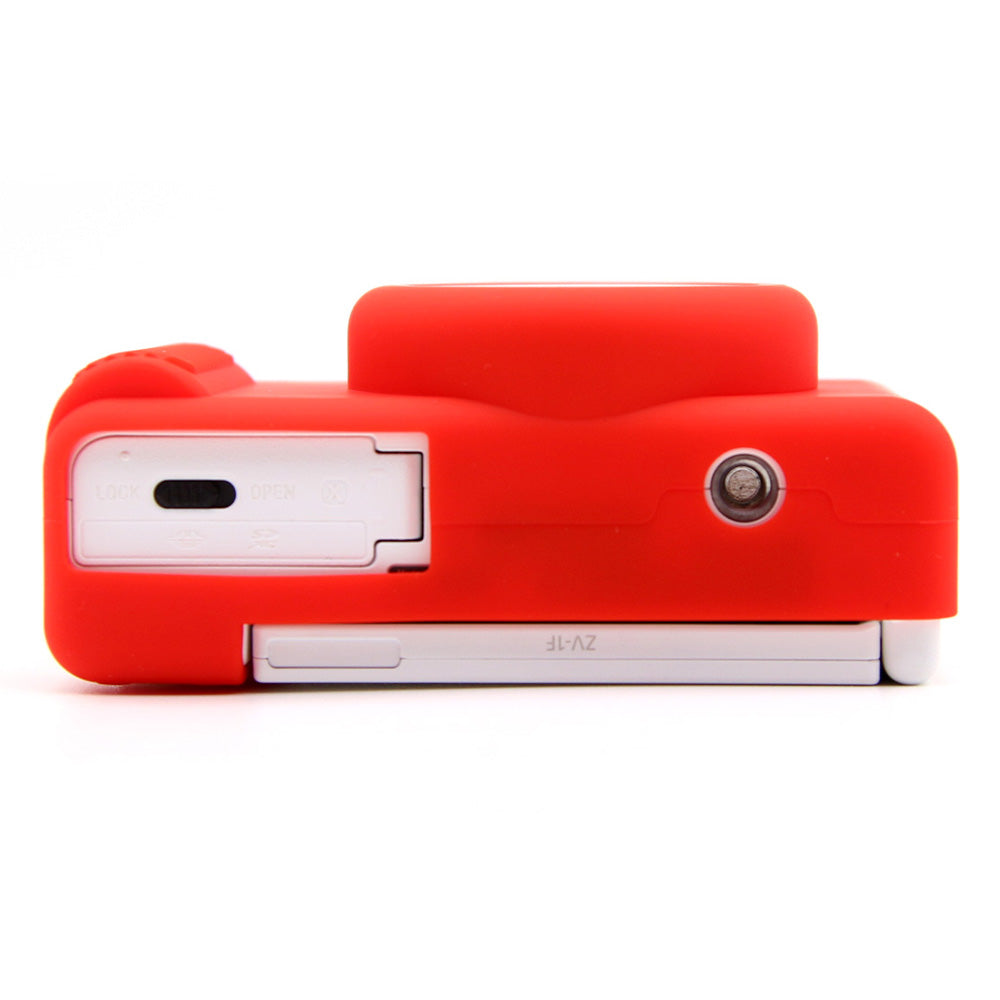 Uniqkart for Sony ZV-1F / ZV-1 / ZV-1 II Soft Silicone Case Camera Protector Anti-Scratch Sleeve Drop Protection Cover - Red