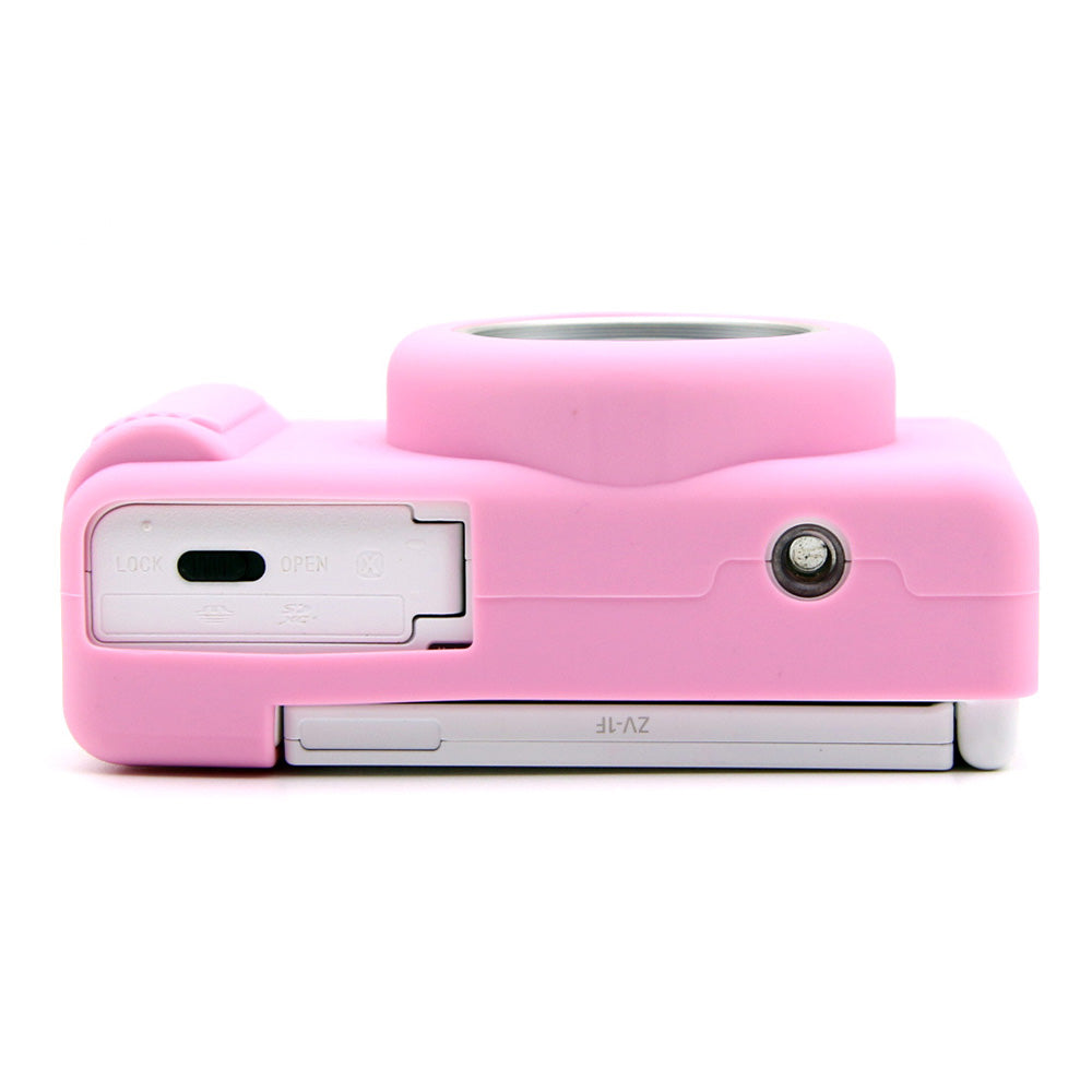 Uniqkart for Sony ZV-1F / ZV-1 / ZV-1 II Soft Silicone Case Camera Protector Anti-Scratch Sleeve Drop Protection Cover - Pink