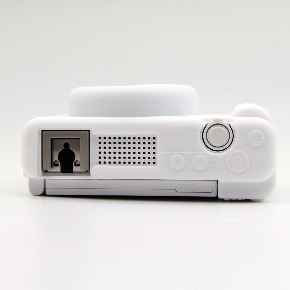 Uniqkart for Sony ZV-1F / ZV-1 / ZV-1 II Soft Silicone Case Camera Protector Anti-Scratch Sleeve Drop Protection Cover - White