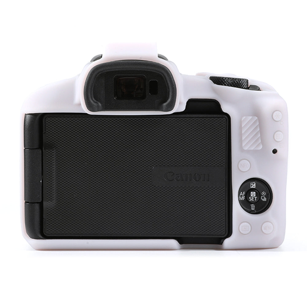 Uniqkart for Canon EOS R50 Soft Silicone Anti-drop Case Camera Protective Cover - Jelly Pink