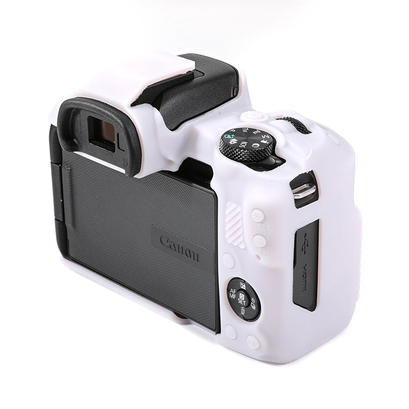 Uniqkart for Canon EOS R50 Soft Silicone Anti-drop Case Camera Protective Cover - Jelly Pink