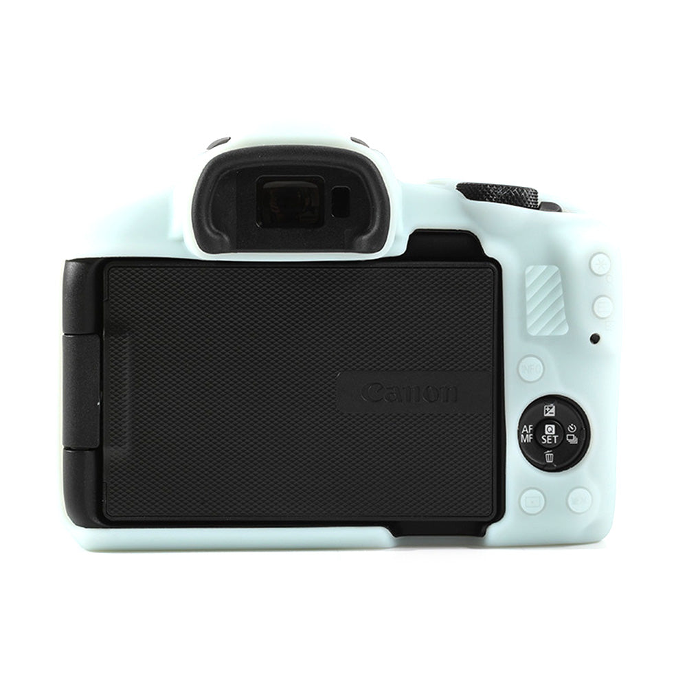 Uniqkart for Canon EOS R50 Soft Silicone Anti-drop Case Camera Protective Cover - Jelly Green
