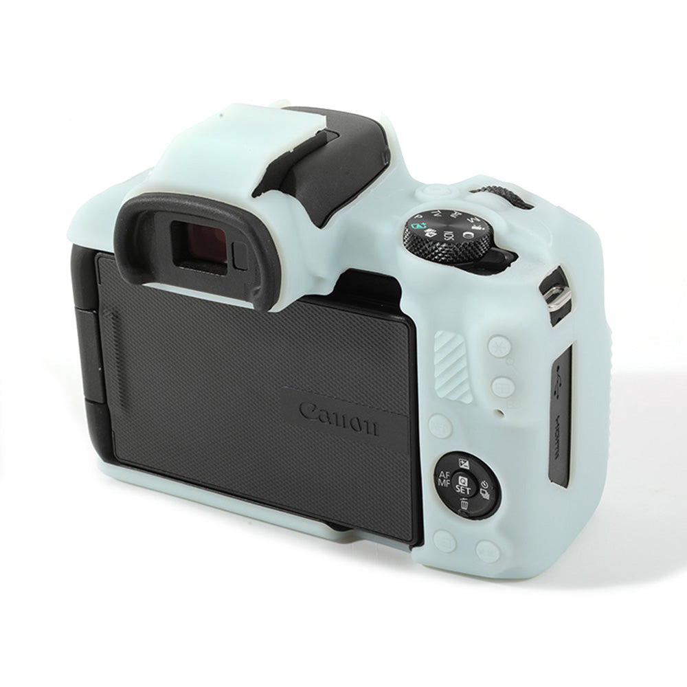 Uniqkart for Canon EOS R50 Soft Silicone Anti-drop Case Camera Protective Cover - Jelly Green