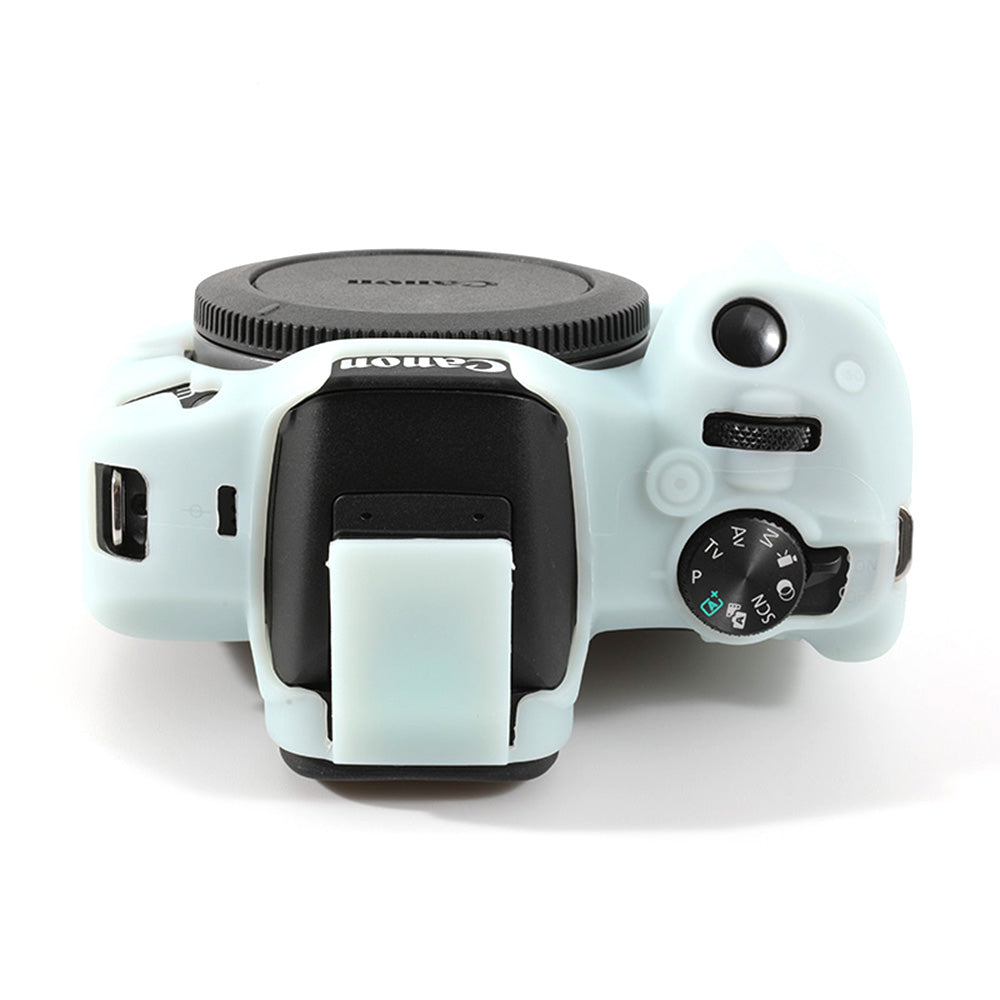 Uniqkart for Canon EOS R50 Soft Silicone Anti-drop Case Camera Protective Cover - Jelly Green