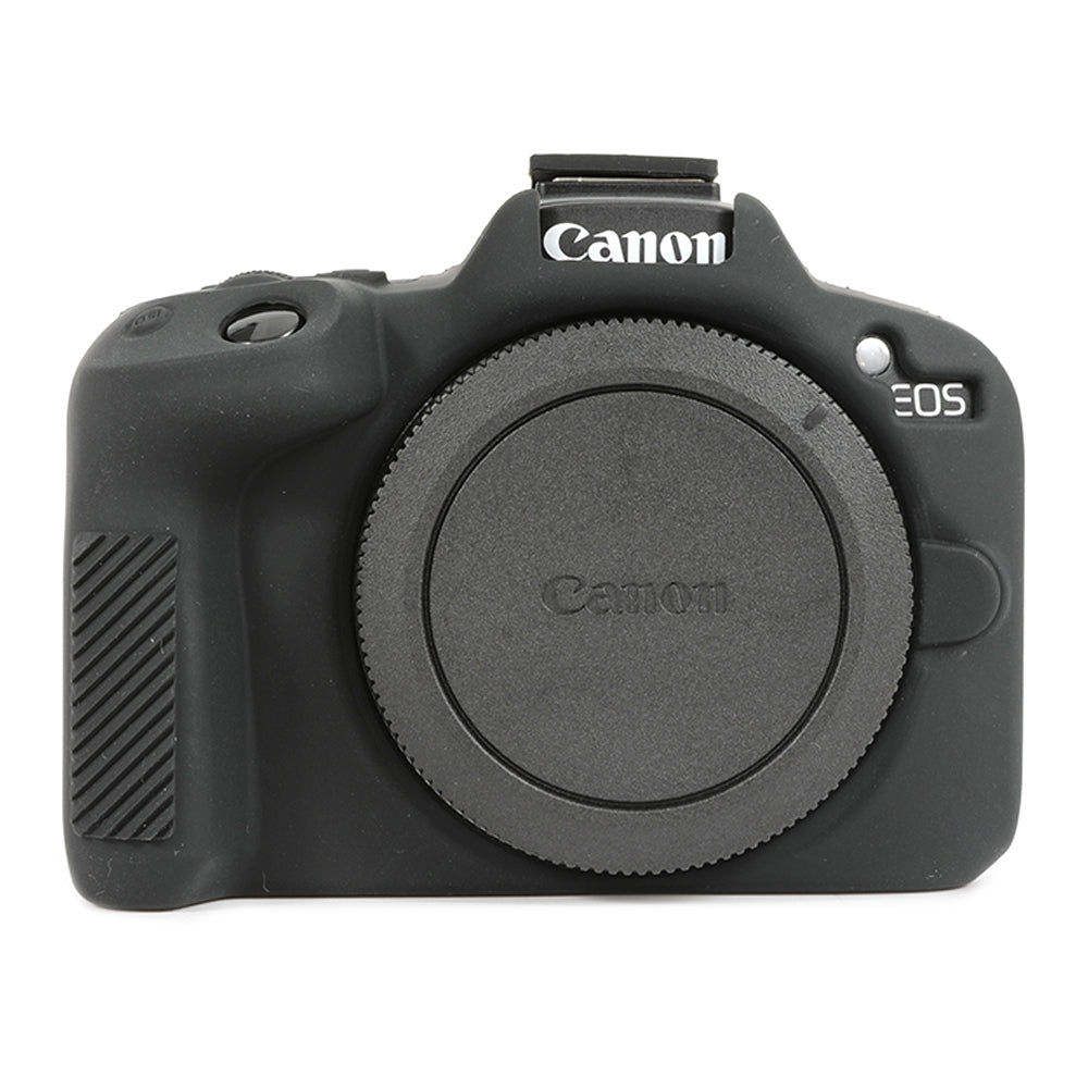 Uniqkart for Canon EOS R50 Soft Silicone Anti-drop Case Camera Protective Cover - Black