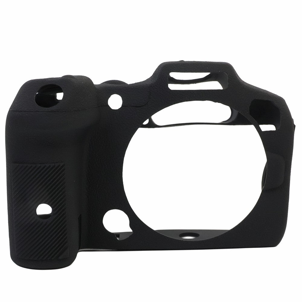 Uniqkart for Canon EOS R7 Silicone Case Camera Protector Anti-Scratch Sleeve Drop Protection Cover - Black