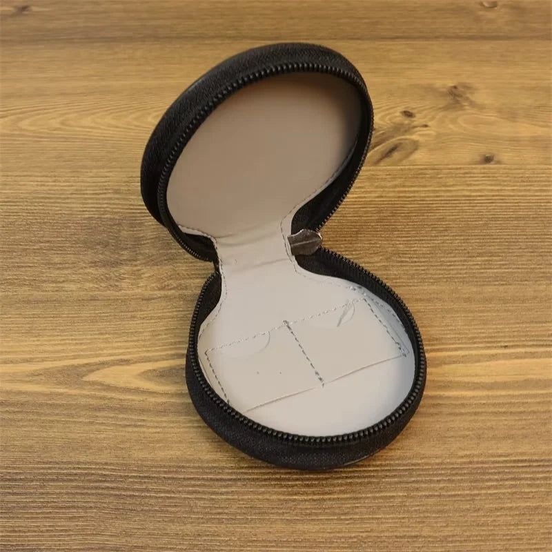 Uniqkart for Sony ZV-E1 PU Leather Camera Bag Battery Opening Protective Case with Small Bag - Green