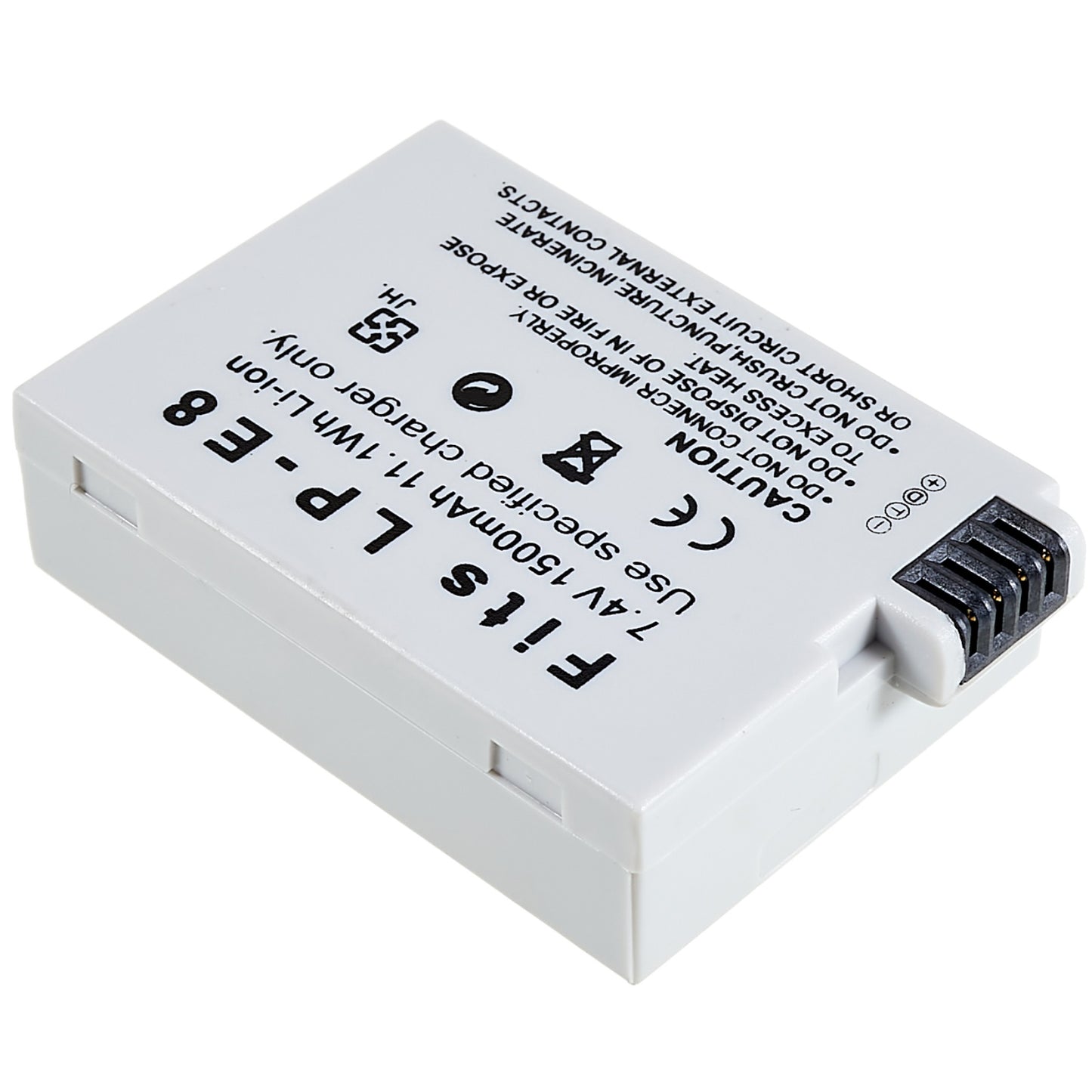 Uniqkart for Canon EOS 550D / 600D / 650D / 700D / 60D 7.4V 1500mAh Camera Battery Pack Replacement Part (Encode: LP-E8) (without Logo)