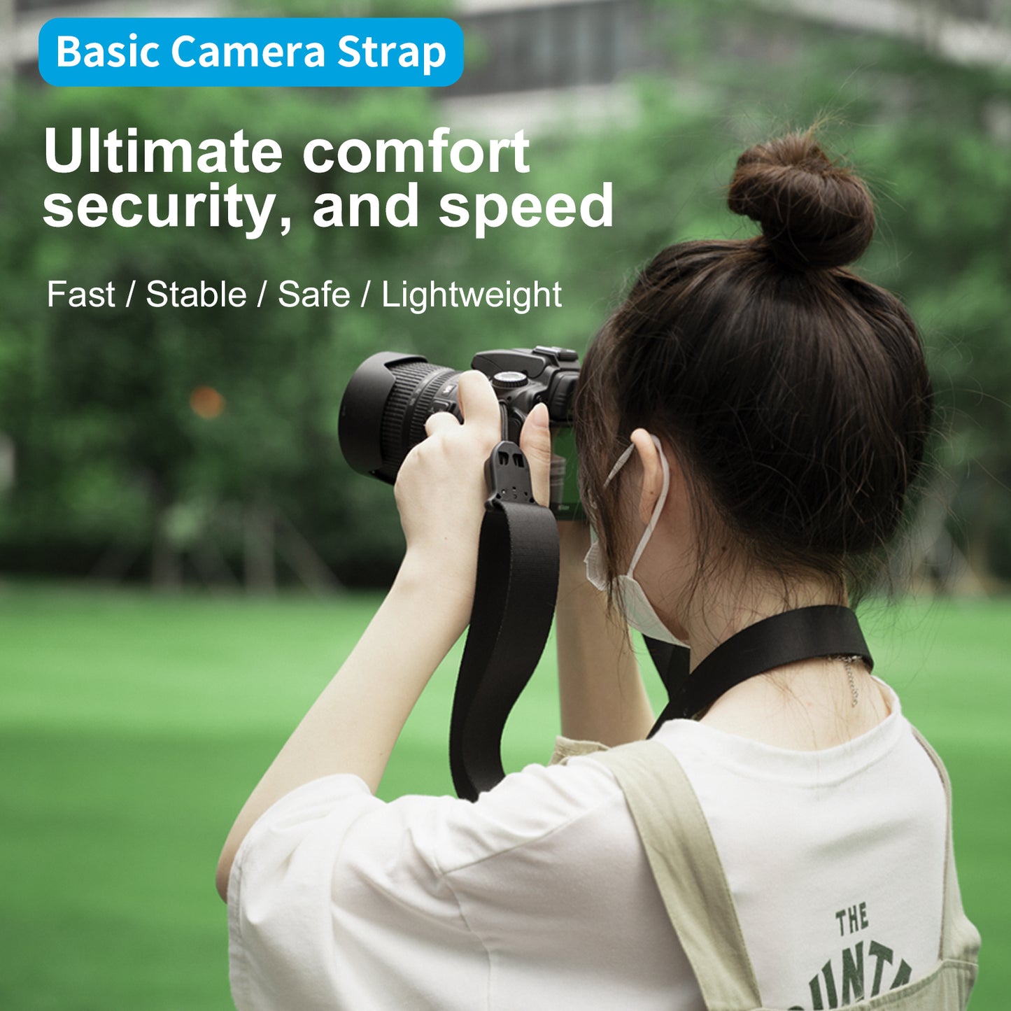 Uniqkart TE-BS-001 DSLR Camera Strap Quick Release Adjustable Nylon Neck Shoulder Strap