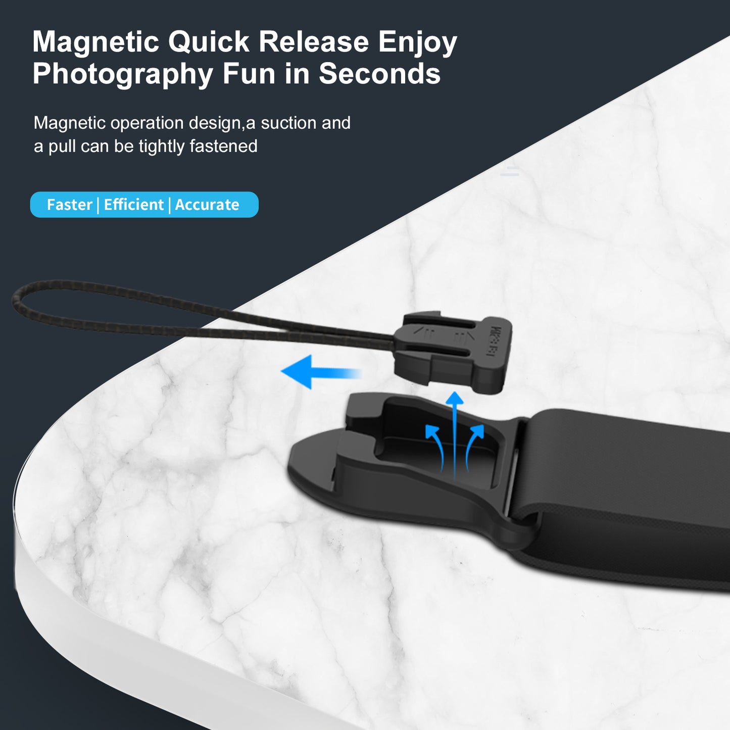 Uniqkart TE-BS-001 DSLR Camera Strap Quick Release Adjustable Nylon Neck Shoulder Strap