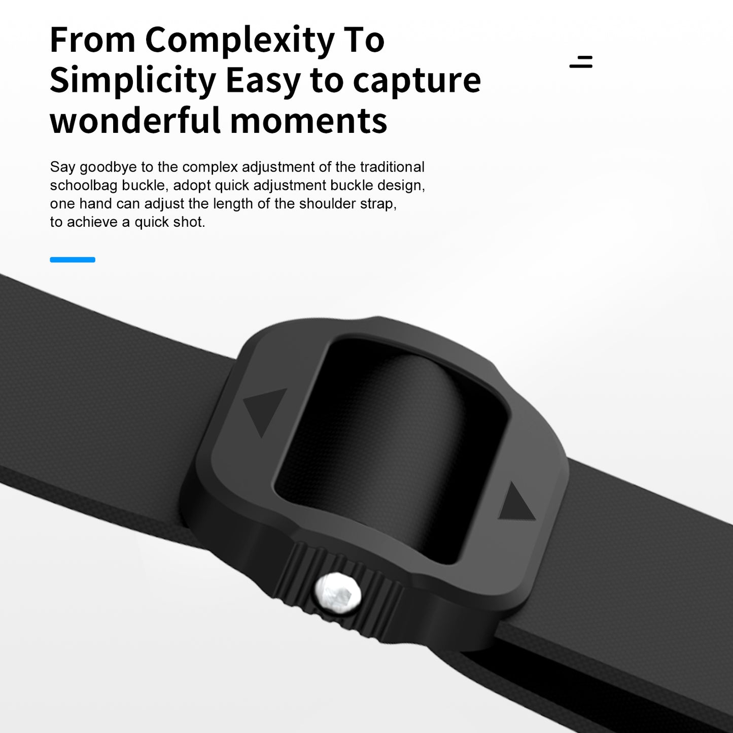 Uniqkart TE-BS-001 DSLR Camera Strap Quick Release Adjustable Nylon Neck Shoulder Strap