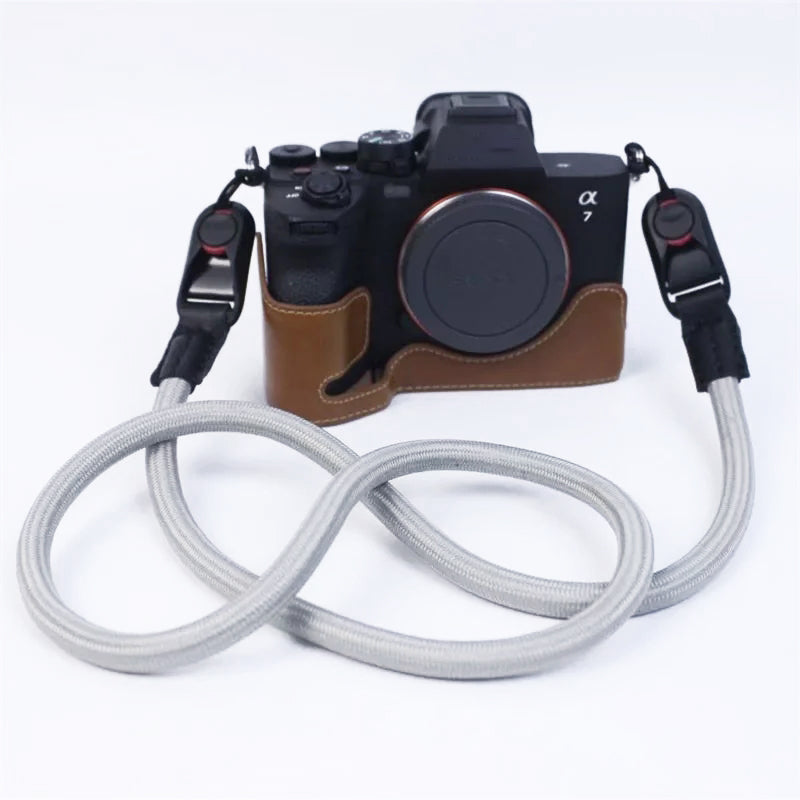 Uniqkart for Fuji XT4 XS10 Sony A7M4 A7C Quick Release Camera Carrying Rope Shoulder Strap - Red