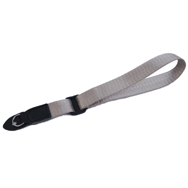 Uniqkart for DSLR Camera with Round Hole Connector Non-slip Adjustable Nylon Wrist Strap Hand Grip Rope - Khaki