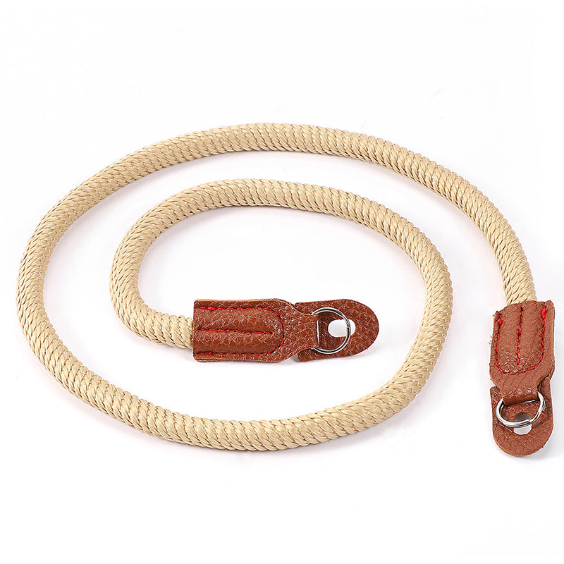 Uniqkart for Sony Leica Camera Wrist Strap Braided Quick Release Hand Strap Shoulder Strap - Khaki
