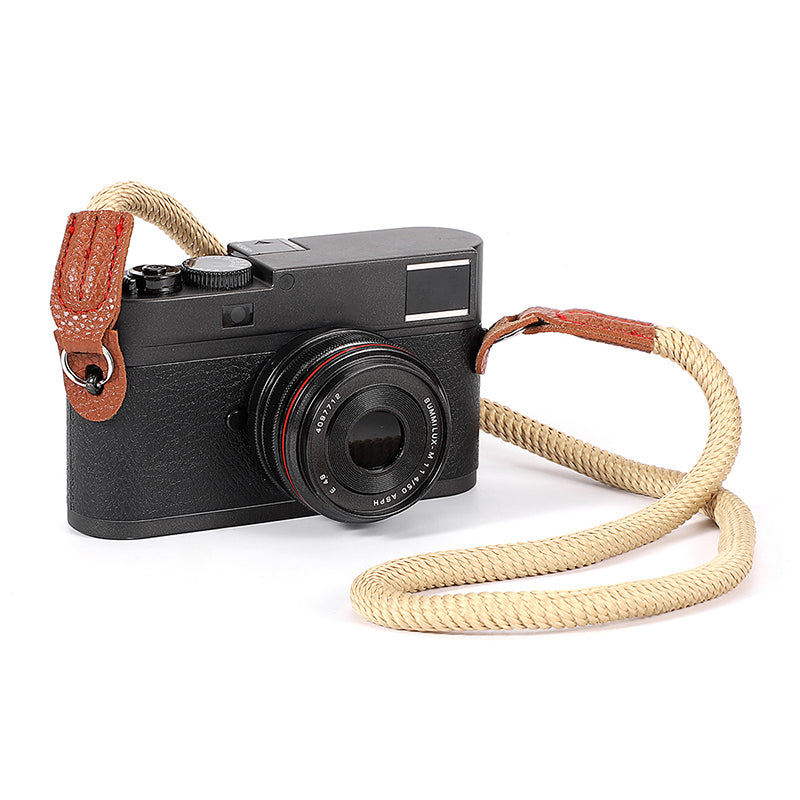 Uniqkart for Sony Leica Camera Wrist Strap Braided Quick Release Hand Strap Shoulder Strap - Khaki