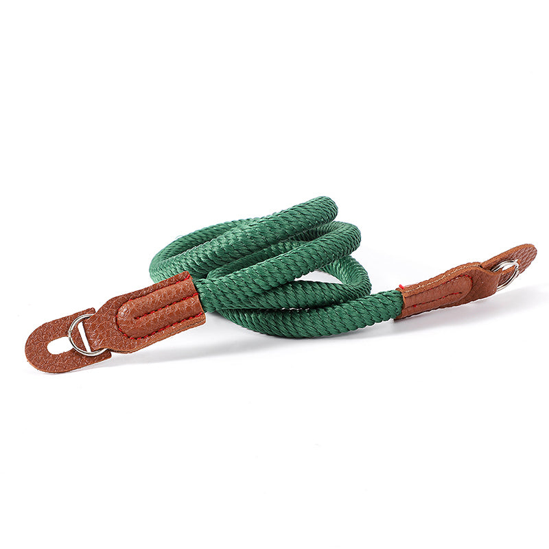 Uniqkart for Sony Leica Camera Wrist Strap Braided Quick Release Hand Strap Shoulder Strap - Green