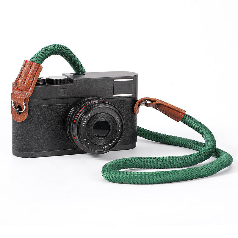 Uniqkart for Sony Leica Camera Wrist Strap Braided Quick Release Hand Strap Shoulder Strap - Green