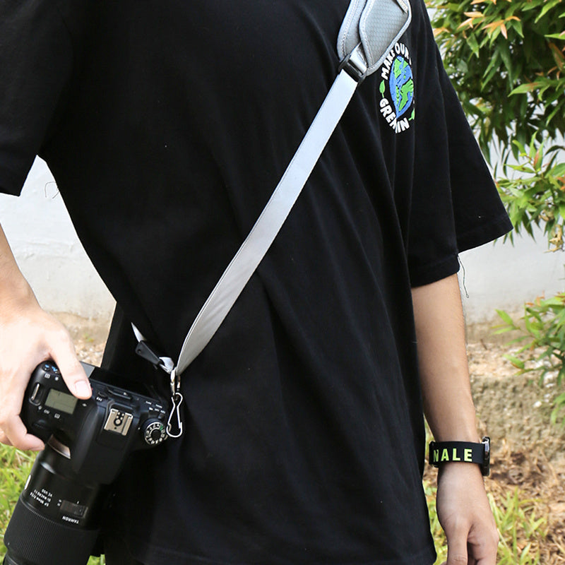 JN-FC Camera Adjustable Carrying Strap Quick Release Breathable SLR Camera Shoulder Strap - Black