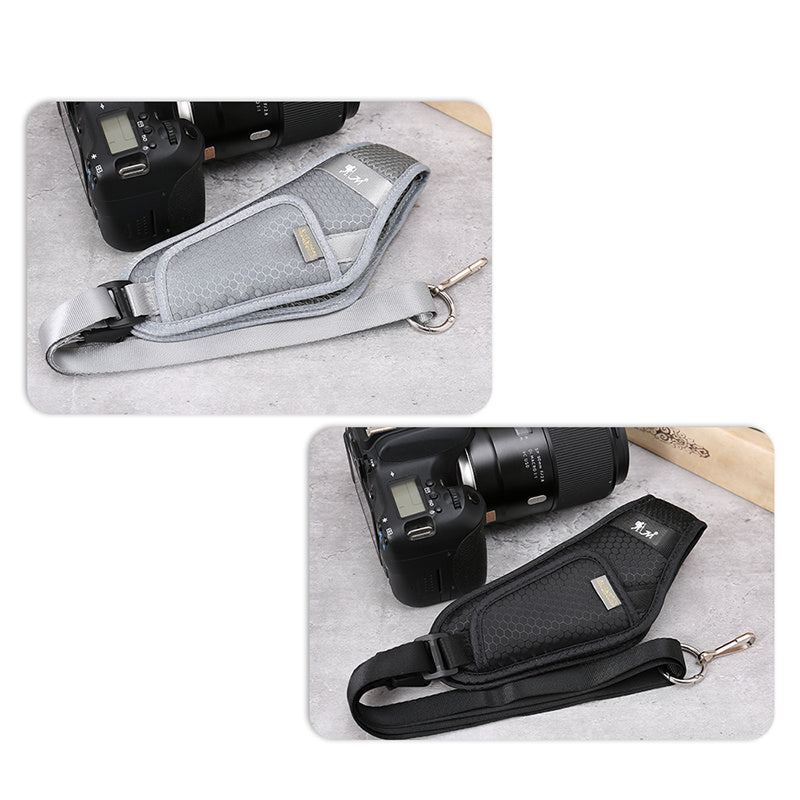 JN-FC Camera Adjustable Carrying Strap Quick Release Breathable SLR Camera Shoulder Strap - Grey