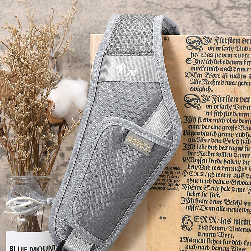 JN-FC Camera Adjustable Carrying Strap Quick Release Breathable SLR Camera Shoulder Strap - Grey