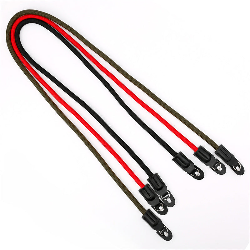 Neck Rope Shoulder Strap for Canon / Leica / Fuji / Panasonic DSLR Camera with Round Hole Connector - Green
