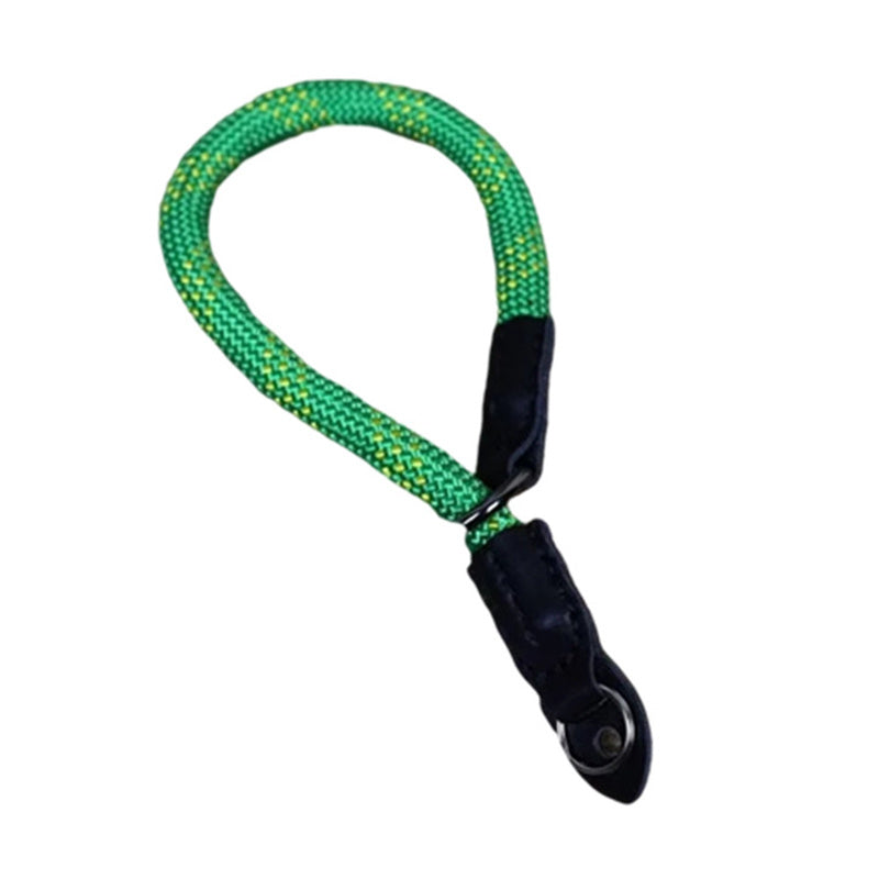 Uniqkart for Sony / Leica / Fujifilm Camera Wrist Strap Colored Nylon Braided Quick Release Hand Strap Uniqkart for Convenient Carrying - Green