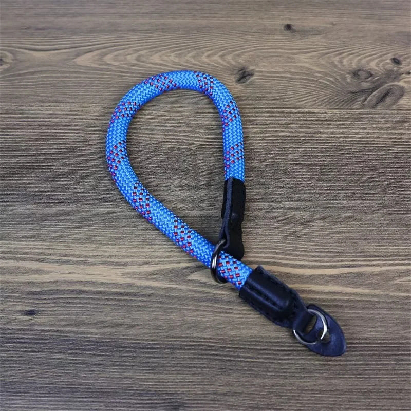 Uniqkart for Sony / Leica / Fujifilm Camera Wrist Strap Colored Nylon Braided Quick Release Hand Strap Uniqkart for Convenient Carrying - Blue